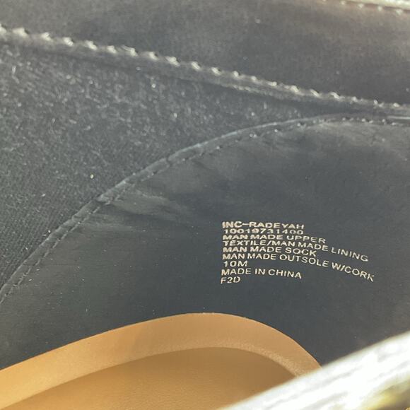 NEW I.N.C. Women’s Radeyah Pointed Toe Chain Booties Black Size 10M - Picture 5 of 11